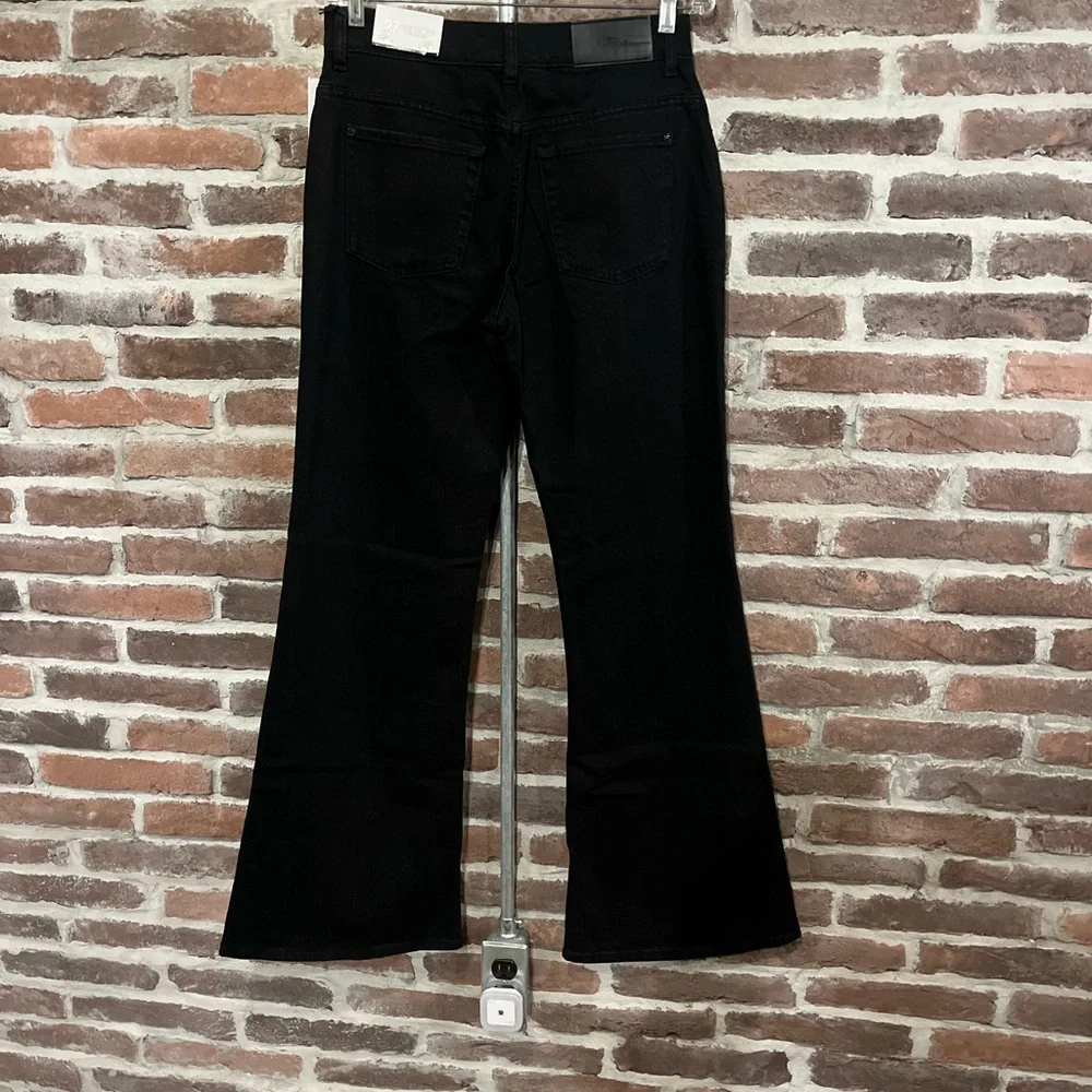 NWT 7 For All Mankind Black Flare Jeans